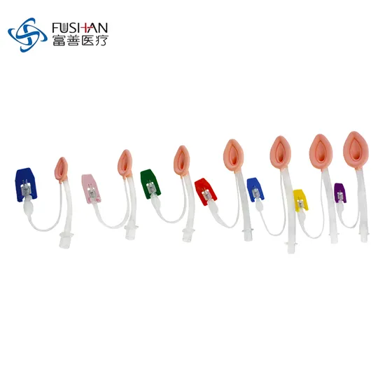 Chine Fushan Medical Hot Sale produit masque laryngé en silicone jetable anesthésie Lma des voies respiratoires avec CE ISO FDA